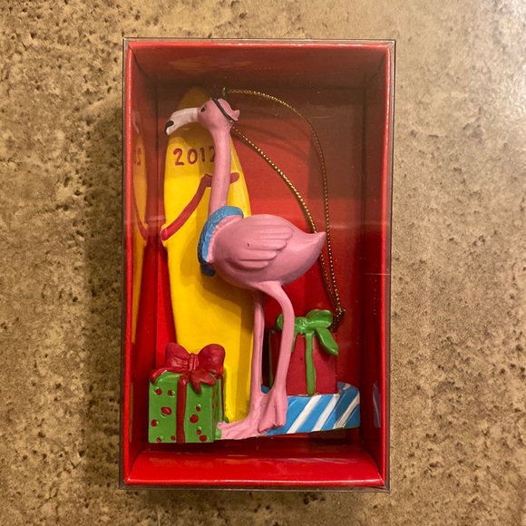 Bealls Import, Inc Other - NEW Pink Flamingo 2012 Christmas Ornament by Bealls Import, Inc.